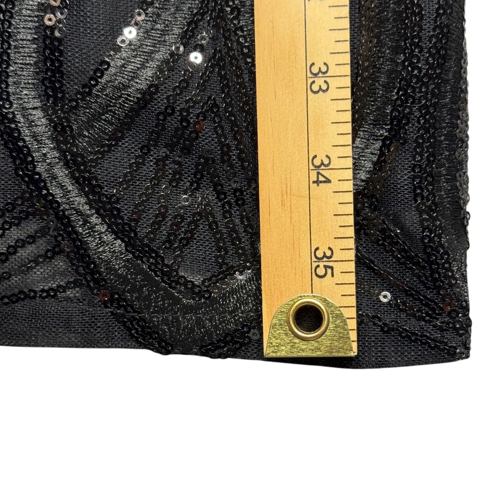 Three Eighty Two Revolve Sequin‎ Black Mini Dress… - image 12